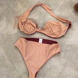 Venus 2 piece Bathing suit reversible